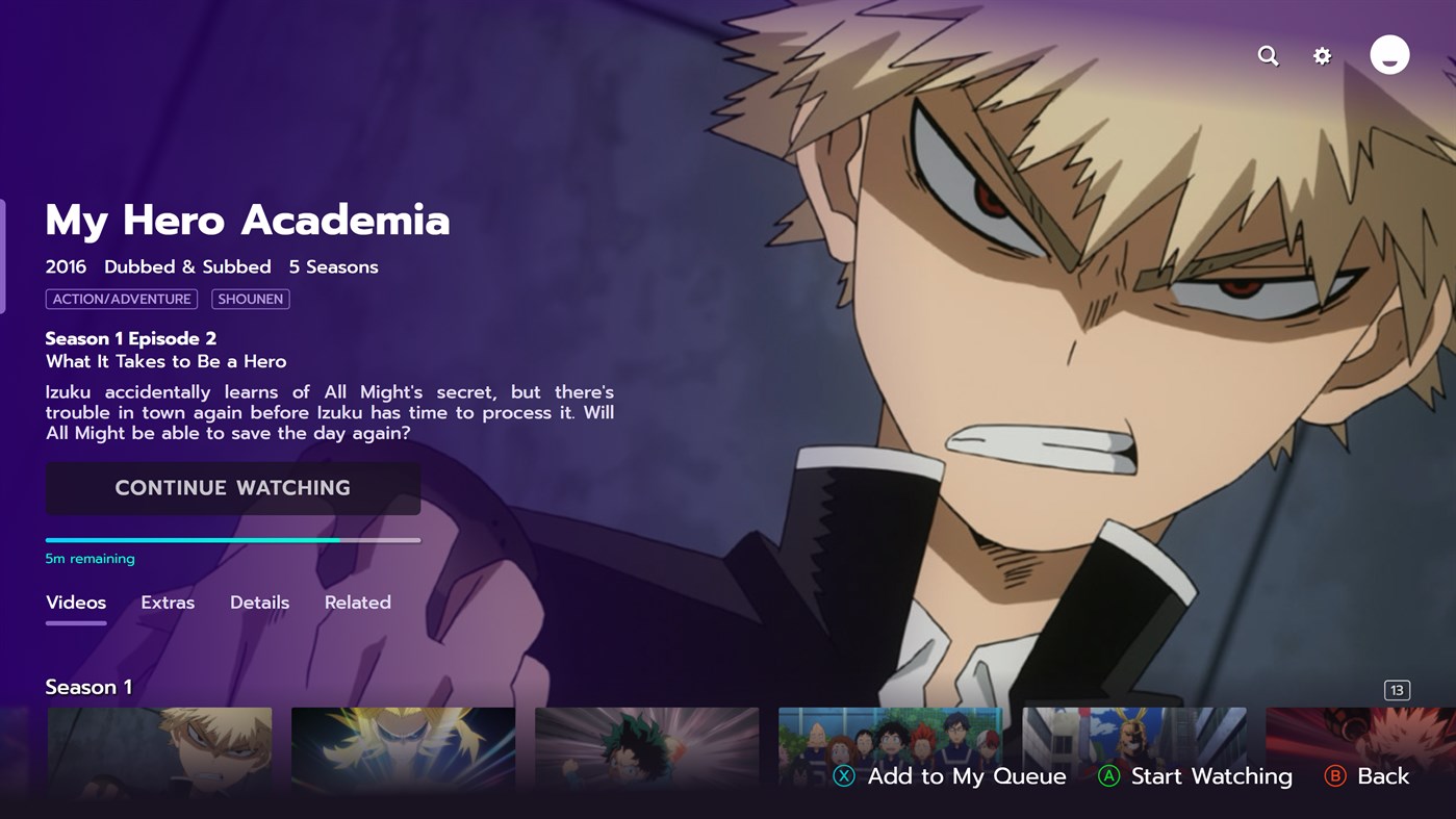 Funimation Screenshot 2